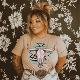 Aztec Skull Head DTF TRANSFER