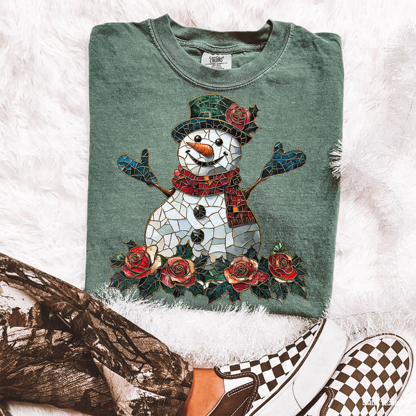 Christmas Snowman DTF TRANSFER 9062