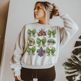 Coquette Mardi Gras Bow DTF Transfer 9251