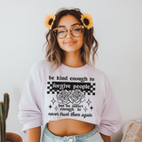 Be Kind Enough To Forgive People DTF TRANSFER 9333 (Black)