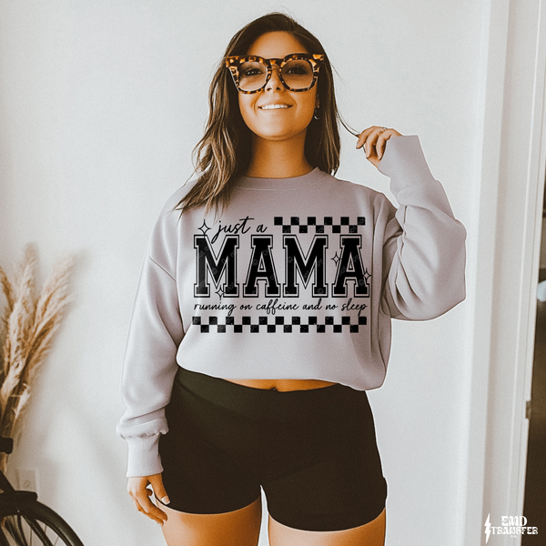 Just A Mama DTF TRANSFER 9337 (Black)