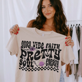 Pretty Aura Vibe Faith Soul Energy DTF TRANSFER 9357