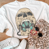 Skeleton Turquoise DTF TRANSFER 9406