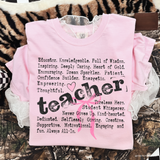 Teacher DTF TRANSFER 9664 (BLACK)