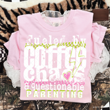 Fueled By Coffee DTF TRANSFER 9679 (White)