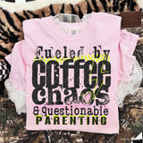 Fueled By Coffee DTF TRANSFER 9680 (Black)
