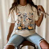 Fall Dancing Skeleton DTF TRANSFER 9684