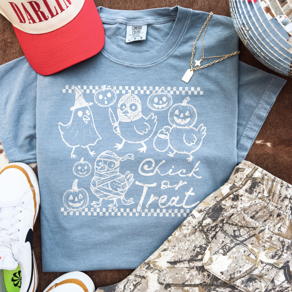 Halloween Chick Or Treat  DTF TRANSFER 9686