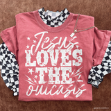 Jesus Loves the Outcasts DTF TRANSFER 9719