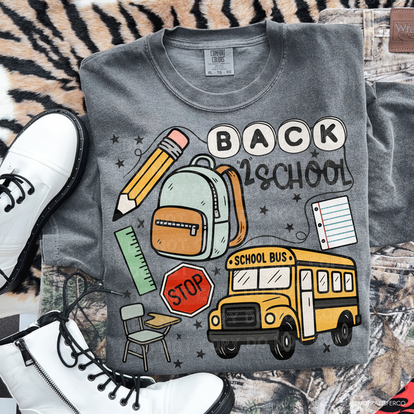 Back To School Collage DTF TRANSFER 9726