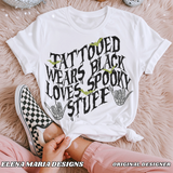 Halloween Tattooed Spooky Stuff PNG File