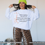 Jesus John 13:7  Sublimation Design | Faith PNG File