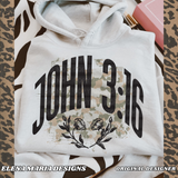 Jesus John 3:16 Camo Sublimation Design | Faith PNG File