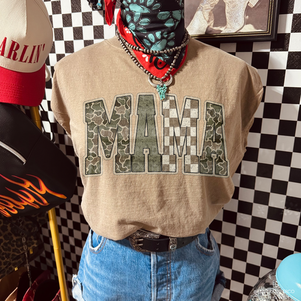 Western Mama Camo DTF TRANSFER 9921