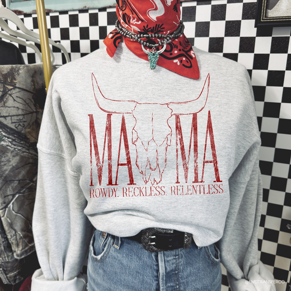 Western Mama Distressed  DTF TRANSFER 9929