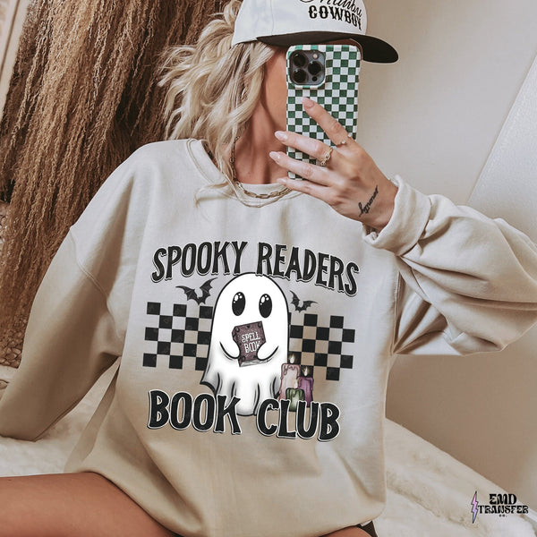 Spooky Readers Club DTF Transfer 8053