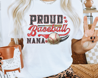 Proud Baseball Nana DTF TRANSFER 2376