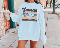 Sunsets And Palm Trees DTF TRANSFER 2779