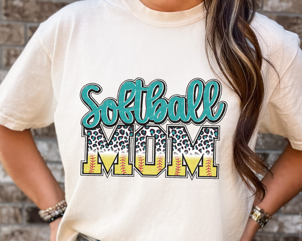 Softball Mom DTF TRANSFER 4282