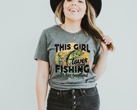 This Girl Loves Fishing With Her Husband DTF TRANSFER