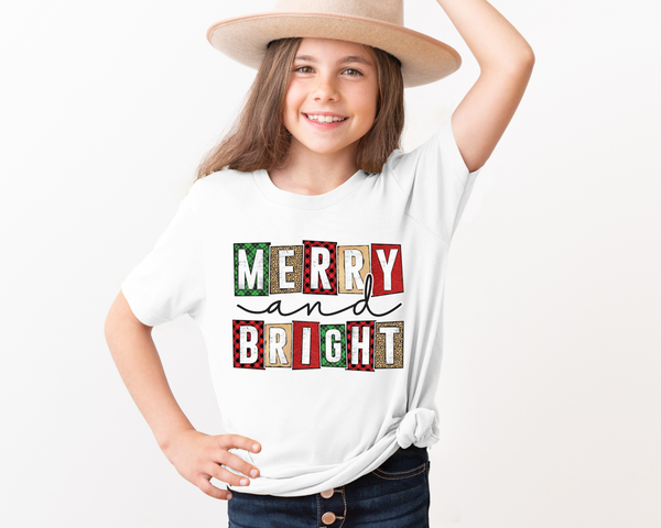 Merry And Bright DTF TRANSFER